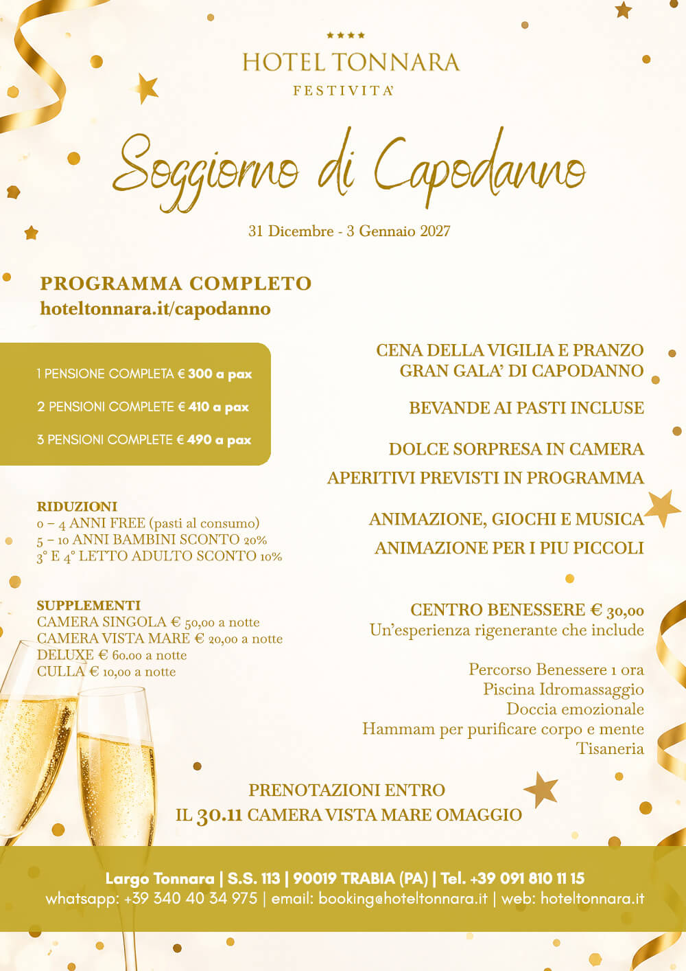 Soggiorno Capodanno 2027